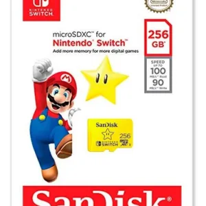 Tarjeta de Memoria micro SD 256GB nintendo switch