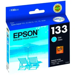 TINTA EPSON 133 CIAN