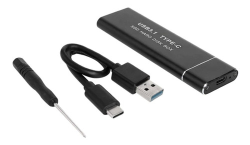 Cofre porta disco duro dual (NVME+NGFF) conexión USB C + USB3.0 UL-HDDM2