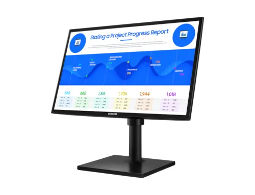 Monitor samsung led backlit 24'' lf24t400fhlxzs ips - Imagen 2