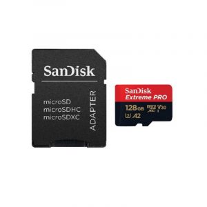 Memoria micro Sd Sandisk Extreme Pro UHS-I 128GB U3 200MB/s Lectura; 90MB/s escritura