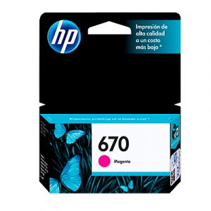 Tinta 670 H original magenta