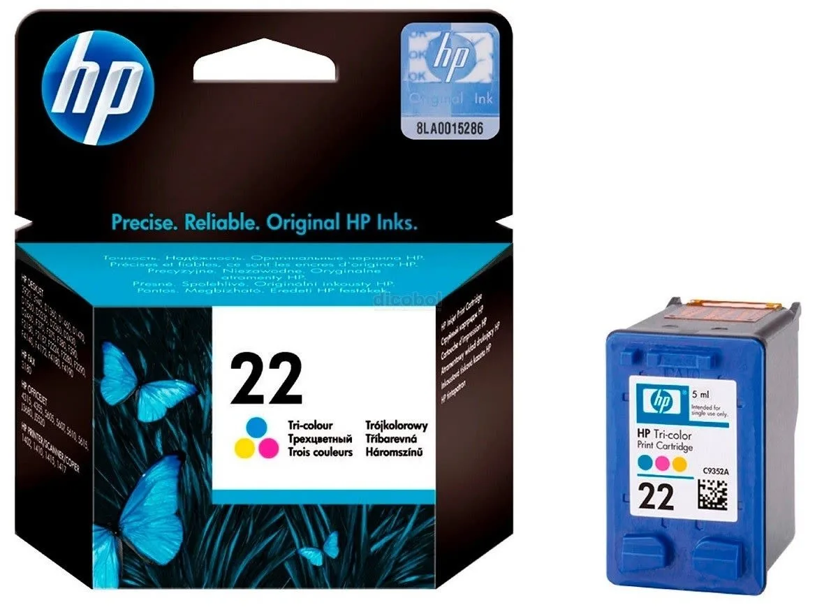 Tinta Hp 22 Tricolor