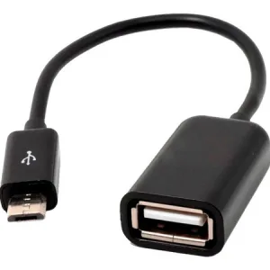 Adaptador otg Micro usb Macho A Usb Hembra