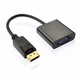 Adaptador de Video Display Port Macho a VGA Hembra negro