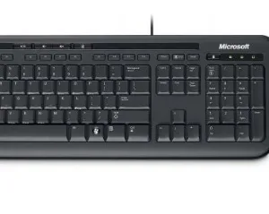 Teclado Microsoft Wired 600 + Mouse Desktop Black