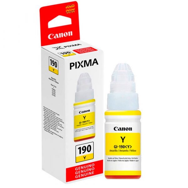 Tinta Canon  GI 190 Yellow