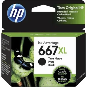 Tinta Hp 667xl Negro