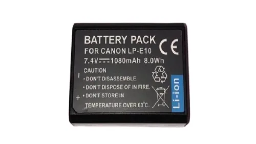 Iluminus Lp-E10 Batería Alternativa Para Cámaras Canon que Usan Baterías LP-E10 - Imagen 2