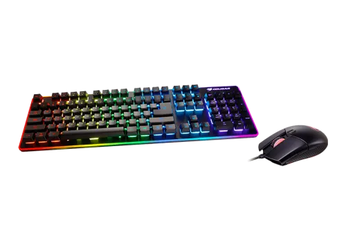 Teclado cougar deathfire ex backlit con mouse incluido usb 37df2xnmb - Imagen 3