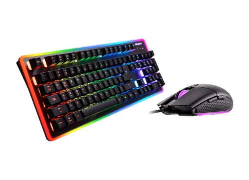 Teclado cougar deathfire ex backlit con mouse incluido usb 37df2xnmb - Imagen 2