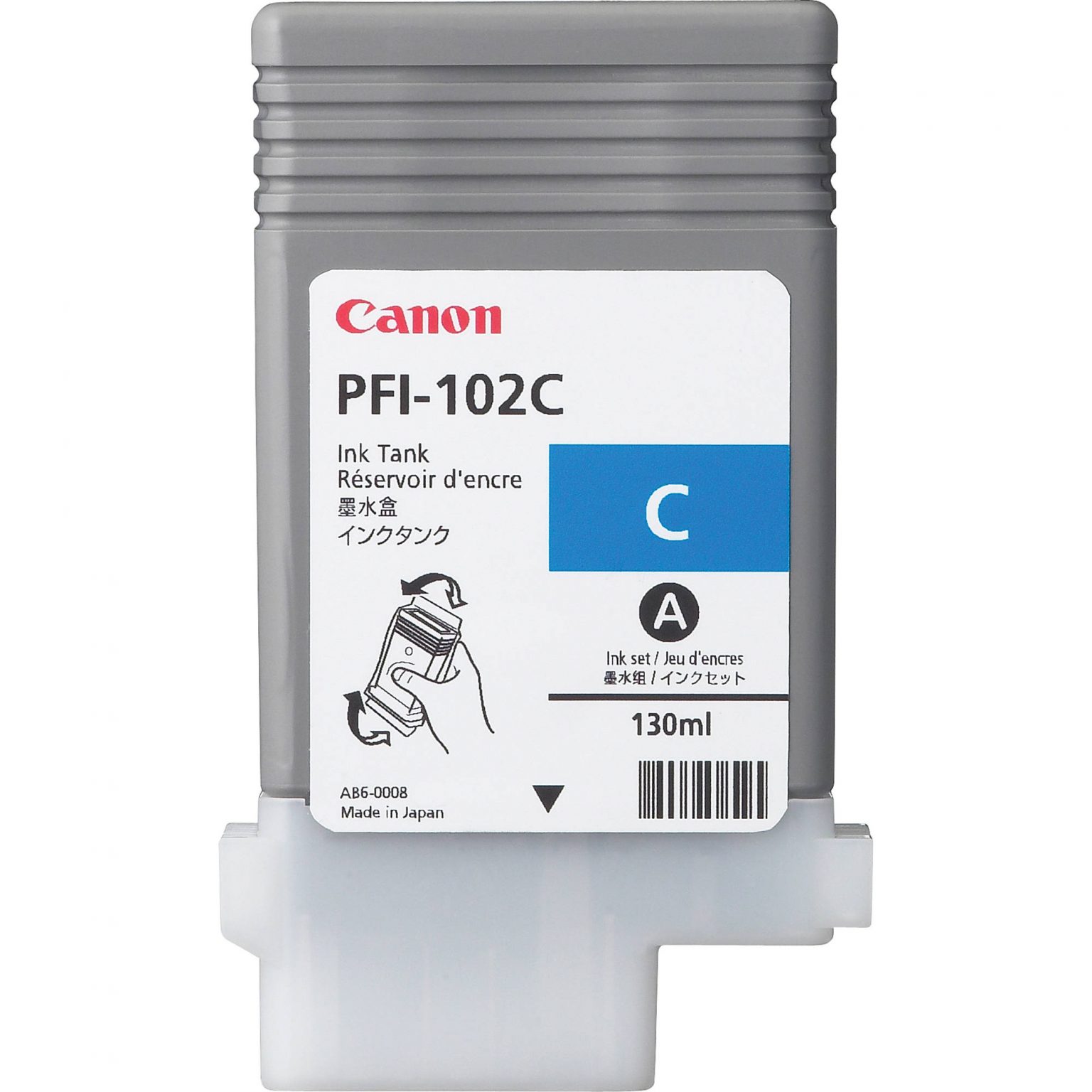 Canon - PFI-102Y cartucho de tinta Original Amarillo