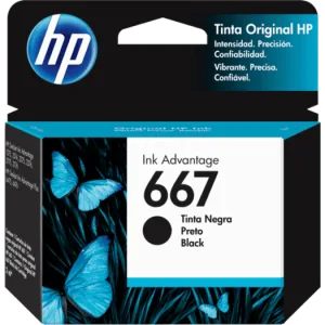 Tinta hp 667 Black
