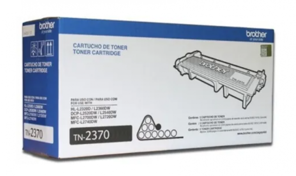 Toner Brother Tn2370 Negro Original - Imagen 3