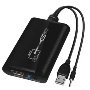 Adaptador USB a HDMI Con Jack 3.5mm