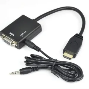 Adaptador HDMI a VGA con Audio tipo Cable Adaptador Ulink