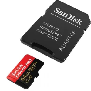 Tarjeta de Memoria Micro Sd Extreme Pro 64gb Sandisk 4k 200mb/s drone go pro