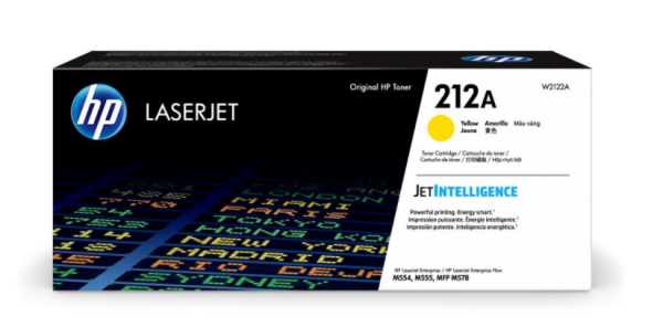 Toner original HP 212 Yellow