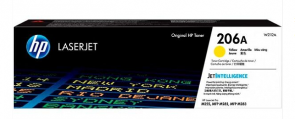 Toner HP 206A Yellow W2112A