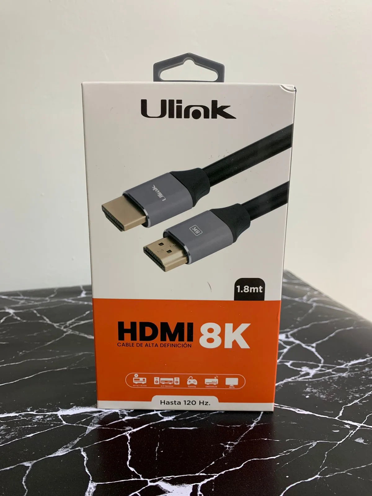 Cable HDMI a HDMI 1.8mts V2.1 8K 120HZ Ulink