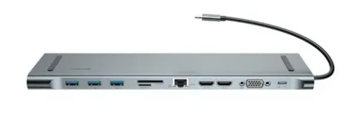 Adaptador Hub 11 En 1 Usb Tipo C Docking Station Macbook / Pc - Imagen 2