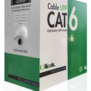 Cable Utp Cat6e 100 Mts, 23 Awg, Cca Pvc. Gris