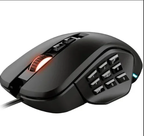 Mouse Gamer GXT 970 Morfix Optico RGB Cable USB Negro