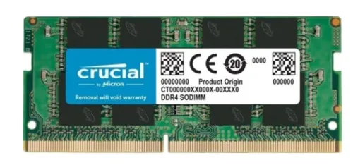 Memoria Ram 32gb DDR4 3200mhz SODIMM 1,2v Crucial Ct32g4sfd832a