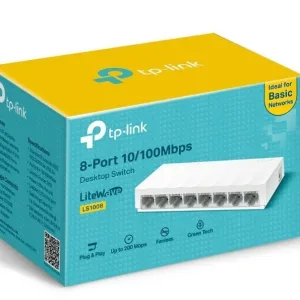 Switch Tp-link Ls1008 Serie Litewave 8-port 10/100 Mbps