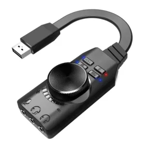 Tarjeta De Sonido Externa Virtual Gs3 Usb 2.0 De 7.1