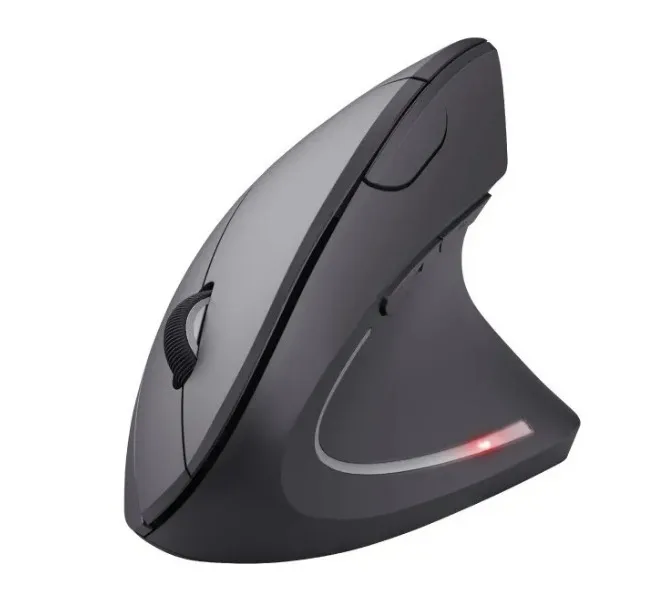 Mouse Vertical Ergonómico Inalámbrico Trust Verto Negro