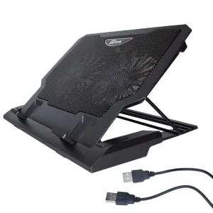base ventilador para notebook Utek 12-17 UT-NTC020 doble ventilador