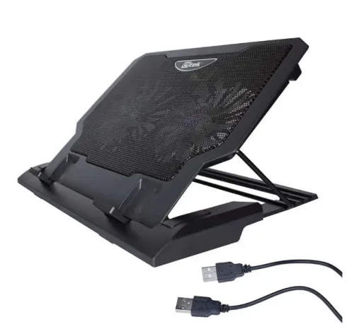base ventilador para notebook Utek 12-17 UT-NTC020 doble ventilador
