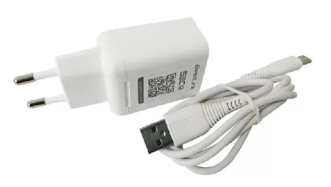 Cargador BestLink Dual USB con Cable USB Tipo-C de 5V-2.1A
