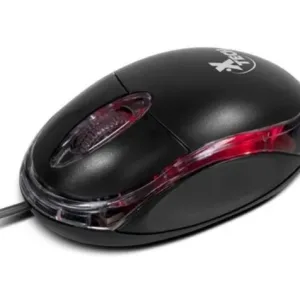 Xtech Mouse Optico 3 Botones Usb Negro-rojo / Internet Store