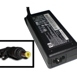 Cargador HP Original Compaq 18.5V 3.5Atip 4.8X1.7 65W Punta amarilla