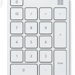Teclado Numérico Bluetooth Microsoft 23o-00031 Blanco