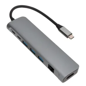 Adaptador hub usb multipuerto 9 en 1