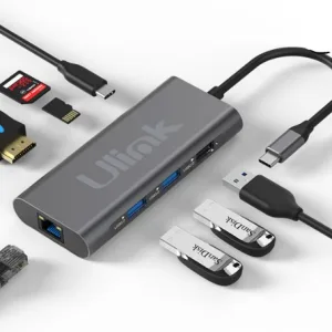 Adaptador USB-C 8 en 1 Ulink UL-ADC801