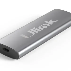 Cofre SSD Ulink porta Disco Duro Dual (NVME+NGFF) 10Gbps USB-C + USB 3.0D