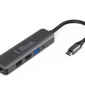 Adaptador Hub Multipuerto Usb-C 5 en 1
