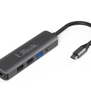 Adaptador Hub Multipuerto Usb-C 5 en 1
