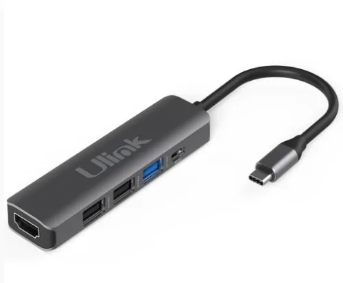 Adaptador Hub Multipuerto Usb-C 5 en 1
