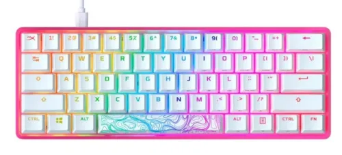 Teclado Gamer Hyperx Origins 60 Pink