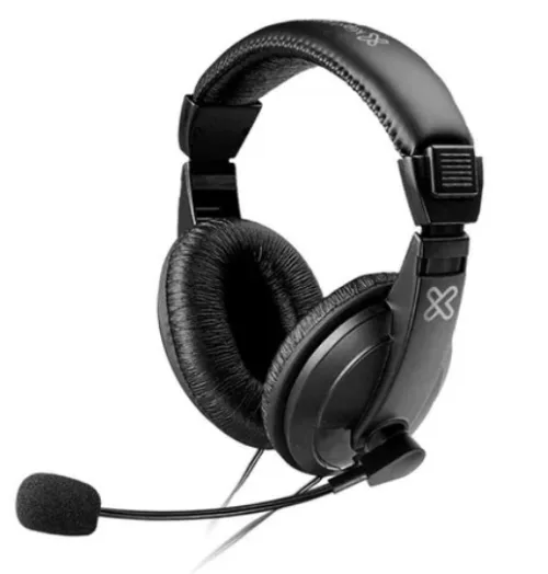 Audífonos Klip xtreme  con Micrófono Jack 3,5mm Negro