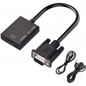 Adaptador VGA macho a HDMI hembra