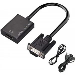 Adaptador VGA macho a HDMI hembra