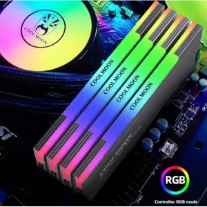 Disipador Memorias Ram Led Argb 5v 3 Pines Gamer Coolmoon