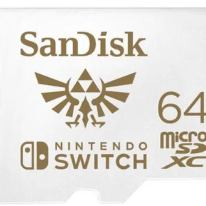 Tarjeta Micro SDXC 64GB Con licencia oficial Nintendo Switch, Diseño The Legend of Zelda