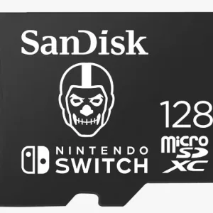 Tarjeta microSDXC de 128 GB con licencia para Nintendo Switch, Diseño Fortnite